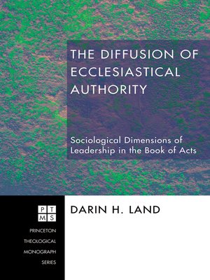 cover image of The Diffusion of Ecclesiastical Authority